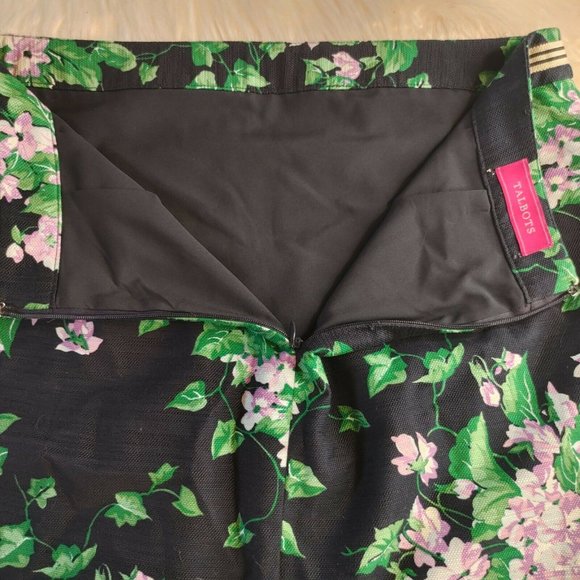 Talbots Oprah Magazine Collection Floral Skirt - Picture 6 of 9